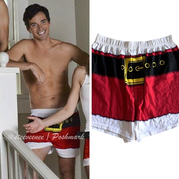 NWT Briefly Stated Pants Christmas Boxer Shorts ASO Ezra Fitz - Picture 2 of 7